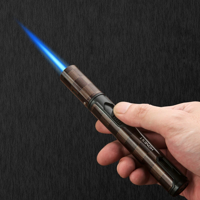 

HONEST Gas Lighter High Firepower Spray Gun Jet Torch Turbo Lighter 1300C Metal Cigarette Cigar Lighters Gadgets For Men