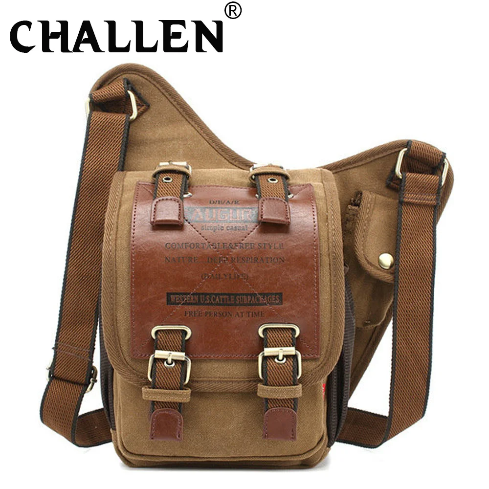 Новая модная мужская многофункциональная сумка через плечо Mail Knight ретро