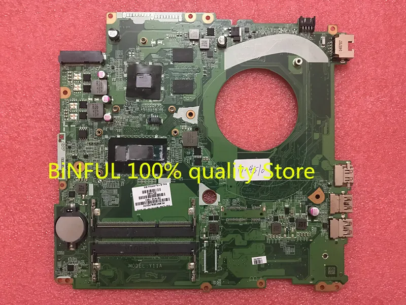 Для hp 17 F материнская плата портативного компьютера с i7 4510 Процессор DDR3L 767412 001 501 601