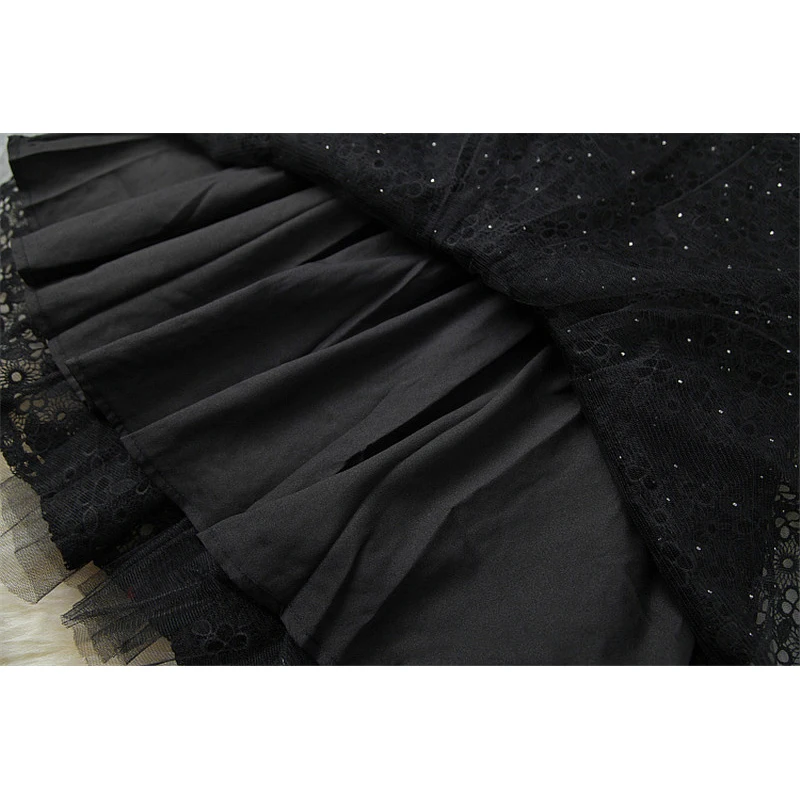 

Women 2021 Spring Runway Fashion Luxury Beading Hollow Crochet Embroidery Lace Dress Party Festa Empire Aline Princess Vestidos