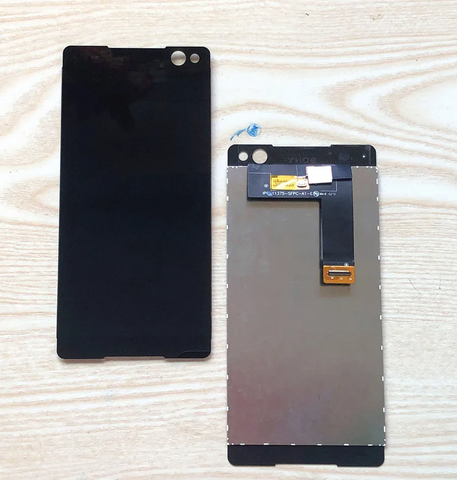 

ORIGINAL LCD For Sony Xperia c5 ultra LCD Screen Display and Touch Screen Digitizer assembly Black and White free shipping