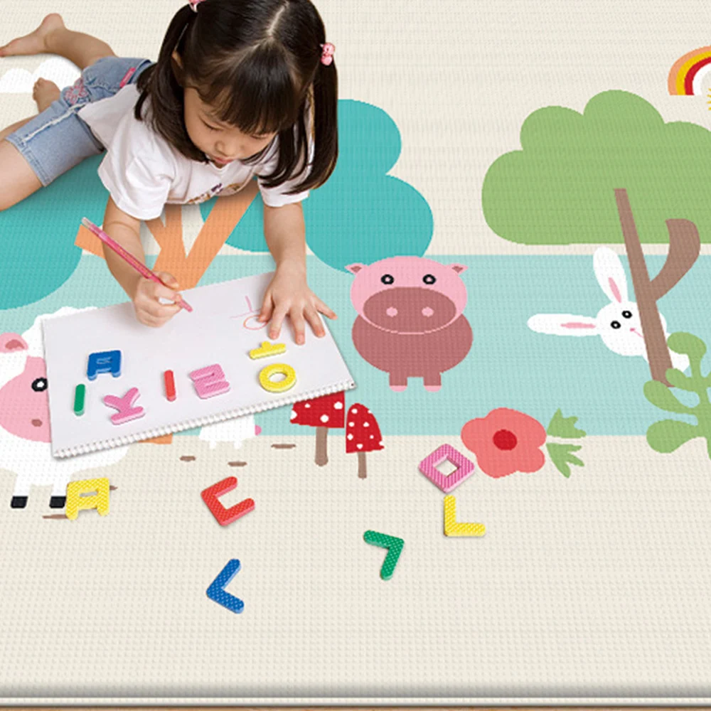 Baby Crawling Mat Game Thickening Cartoon Environmental Protection Moisture-proof Pad Kids Shatter-resistant | Игрушки и хобби