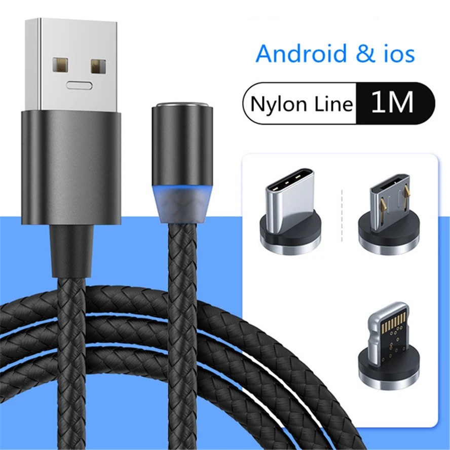 Магнитный кабель для быстрой зарядки и передачи данных 5 А | Электроника