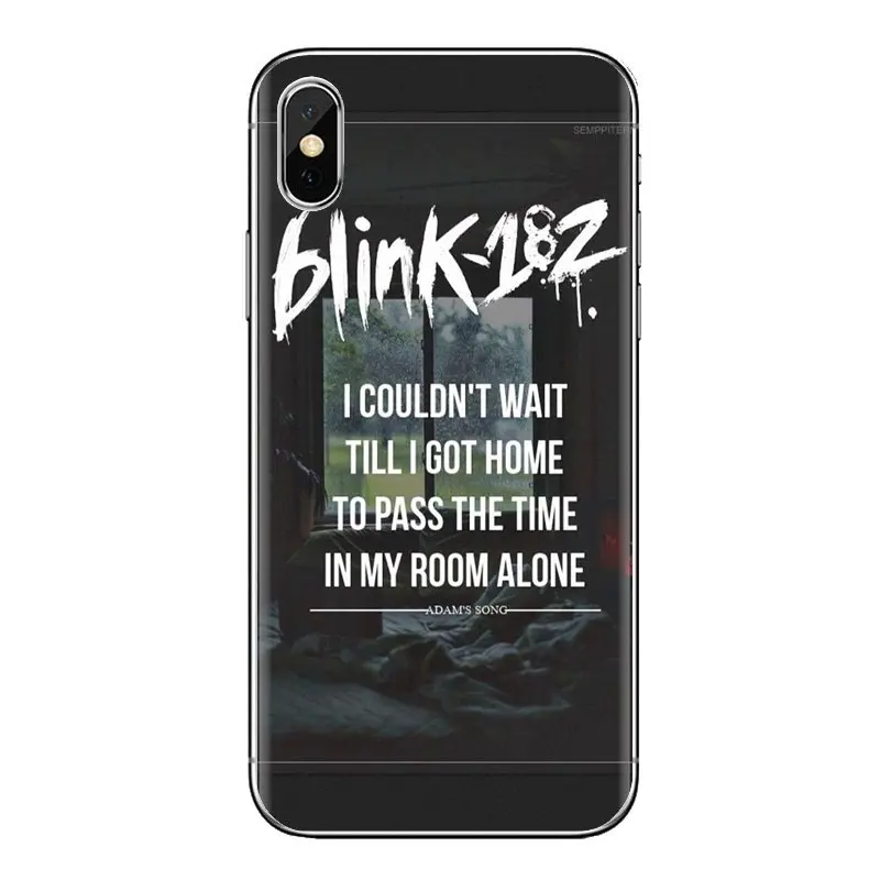 Чехлы для iPhone XS Max XR X 4 4S 5 5S 5C SE 6 6S 7 8 Plus и Samsung Galaxy J1 J3 J5 J7 A3 A5 с логотипом группы Blink 182 и изображением барабанщика Трэвиса Баркера.