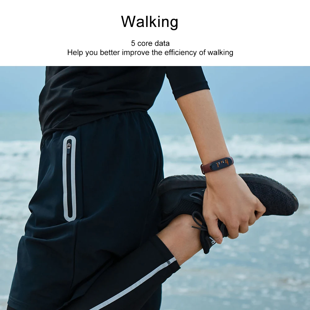 Оригинальная глобальная версия, Xiaomi mi, браслет 4, фитнес, пульсометр mi Band 4, китайская версия, смарт-браслет и подарочный ремешок