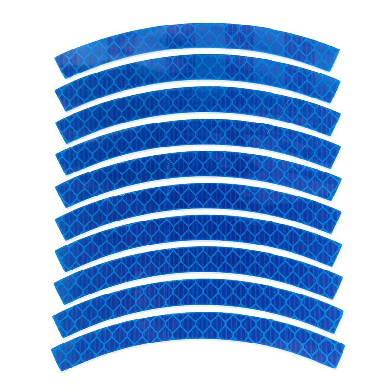 Bike Safety Stickers Night Bicycle Reflective Stickers Acrylic Self-Adhesive Cycling Decorative Anti-Collision Warning Strip