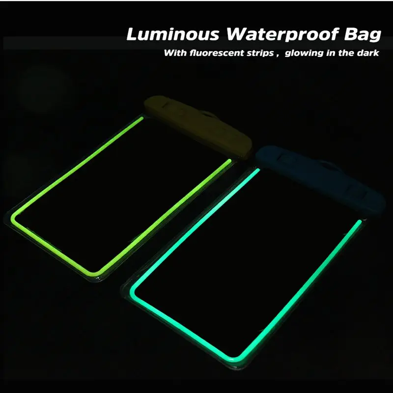 Водонепроницаемые чехлы для iPhone 12 чехол сумка XS MAX 8 7 6 s Plus светящийся