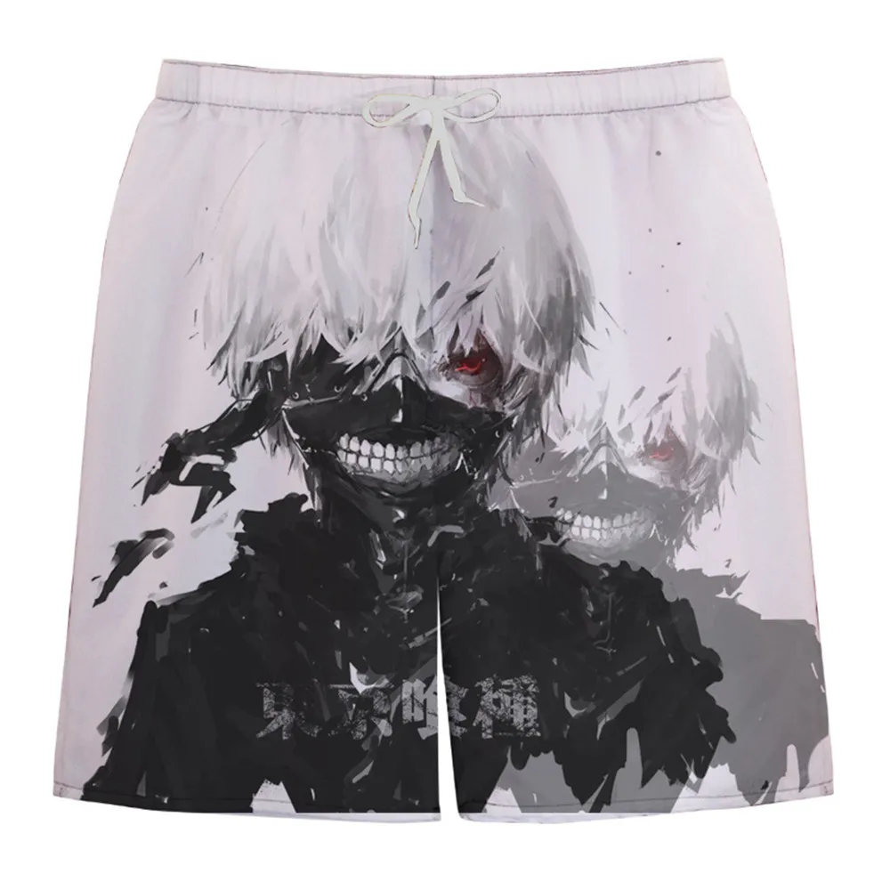 Мужские брюки для косплея Кен канек с 3D принтом мультяшный Токийский Гуль