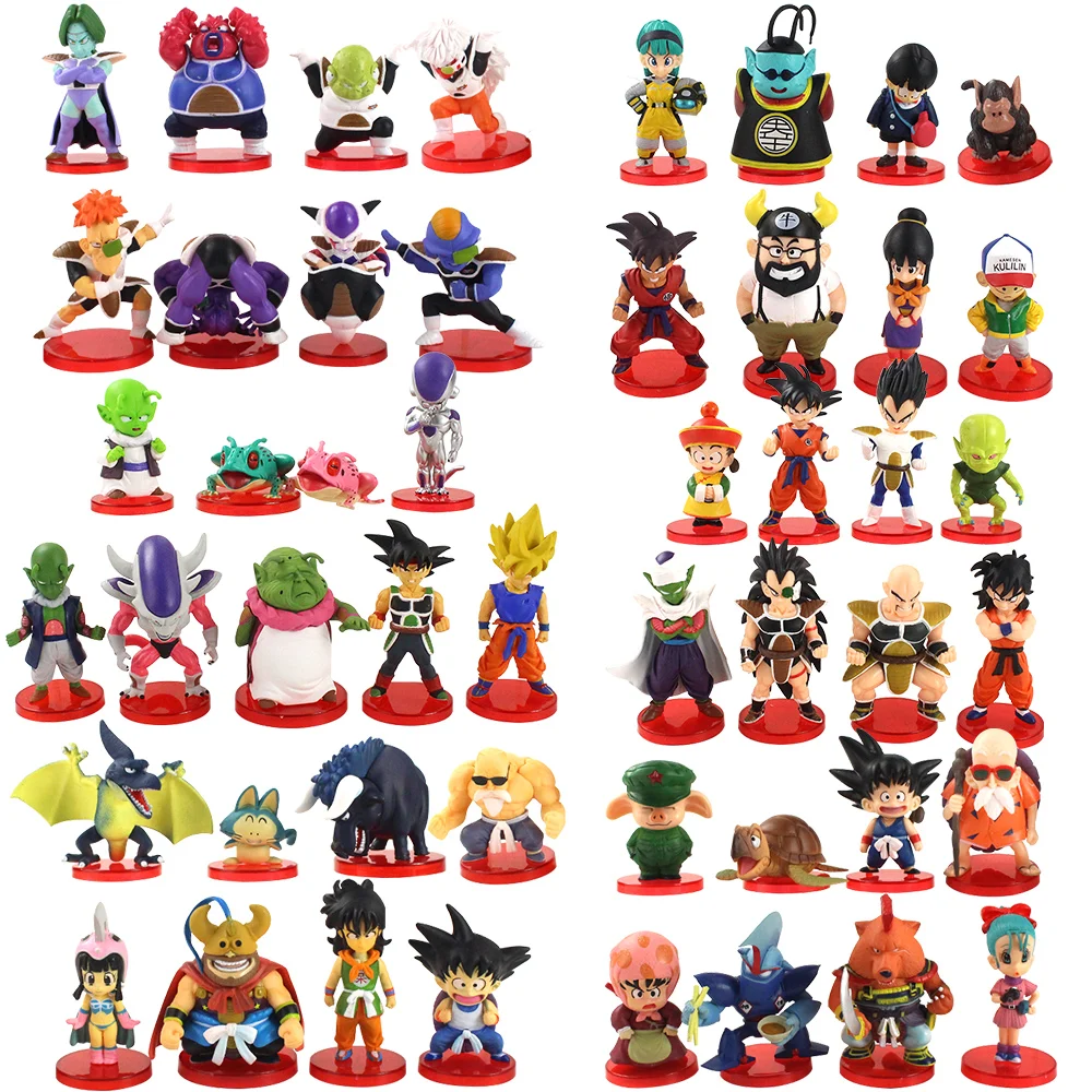 Экшн фигурки из ПВХ 3 5 9 см 8 шт./лот драконий жемчуг Зет Гохан Чичи ПУМ Вегета Фриза