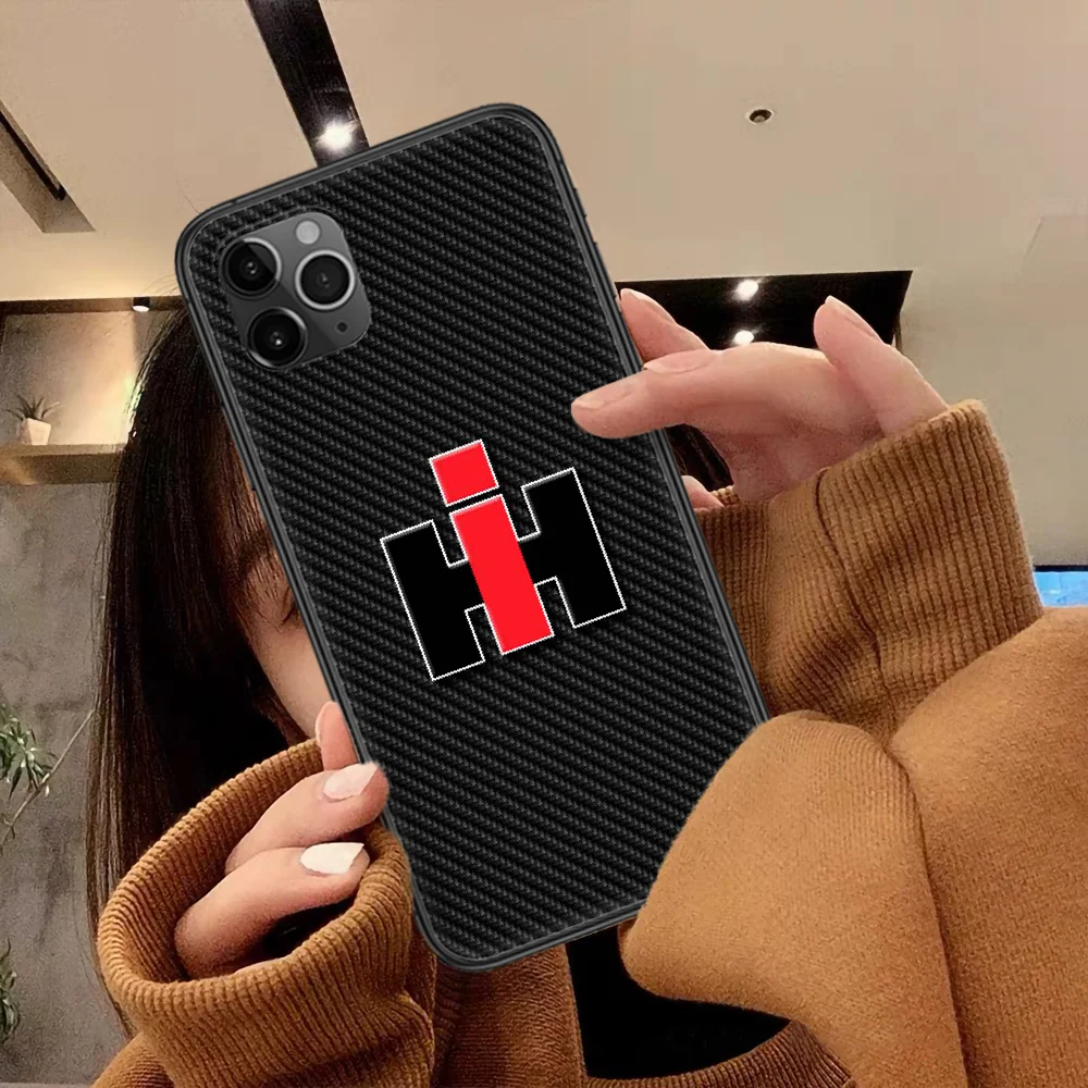 

Caseih Phone Case For Iphone 4 4s 5 5S SE 5C 6 6S 7 8 Plus X XS XR 11 12 Mini Pro Max 2020 black Hoesjes Soft Coque Silicone