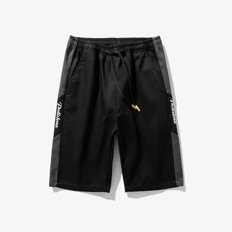 FGKKS Summer New Men's Casual Shorts Trend Brand Men Cotton Wild Five-Point Pants High Street Fashion Straight Male | Мужская одежда