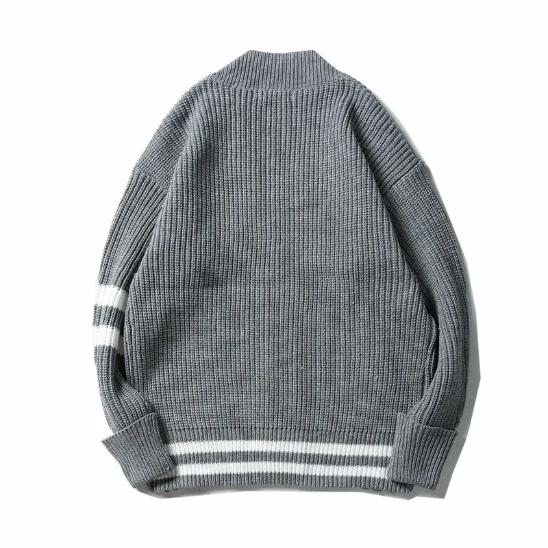 ICPANS Men's Cardigan Sweater Autumn Oversized Japanese Style Hip Hop Sweaters Male Loose Harajuku Outwear | Мужская одежда