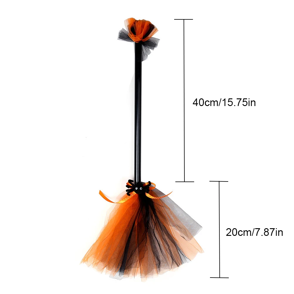 Декоративная метла ведьмы на Хэллоуин ведьма летающая брошь реквизит для