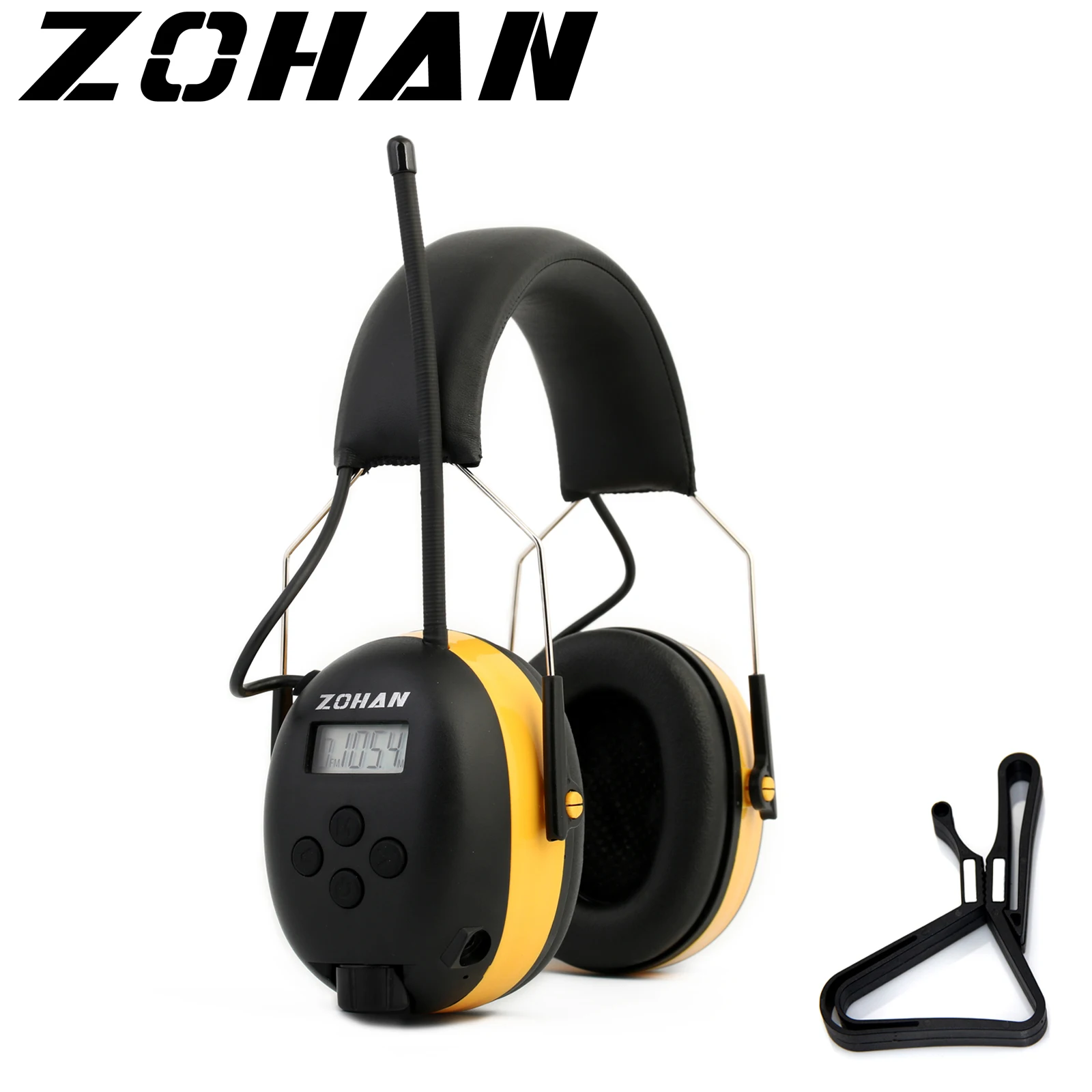 ZOHAN Digital AM/FM стерео наушники вкладыши NRR 24 дБ защита для ушей профессиональная