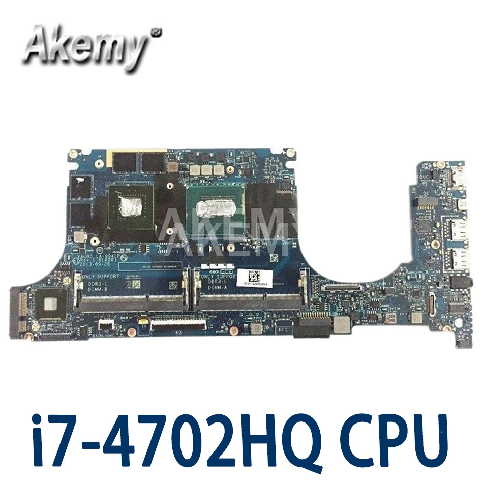 Оригинальный Для DELL XPS 15 9530 Материнская плата ноутбука LA-9941P с i7-4702HQ Процессор GT750M 2