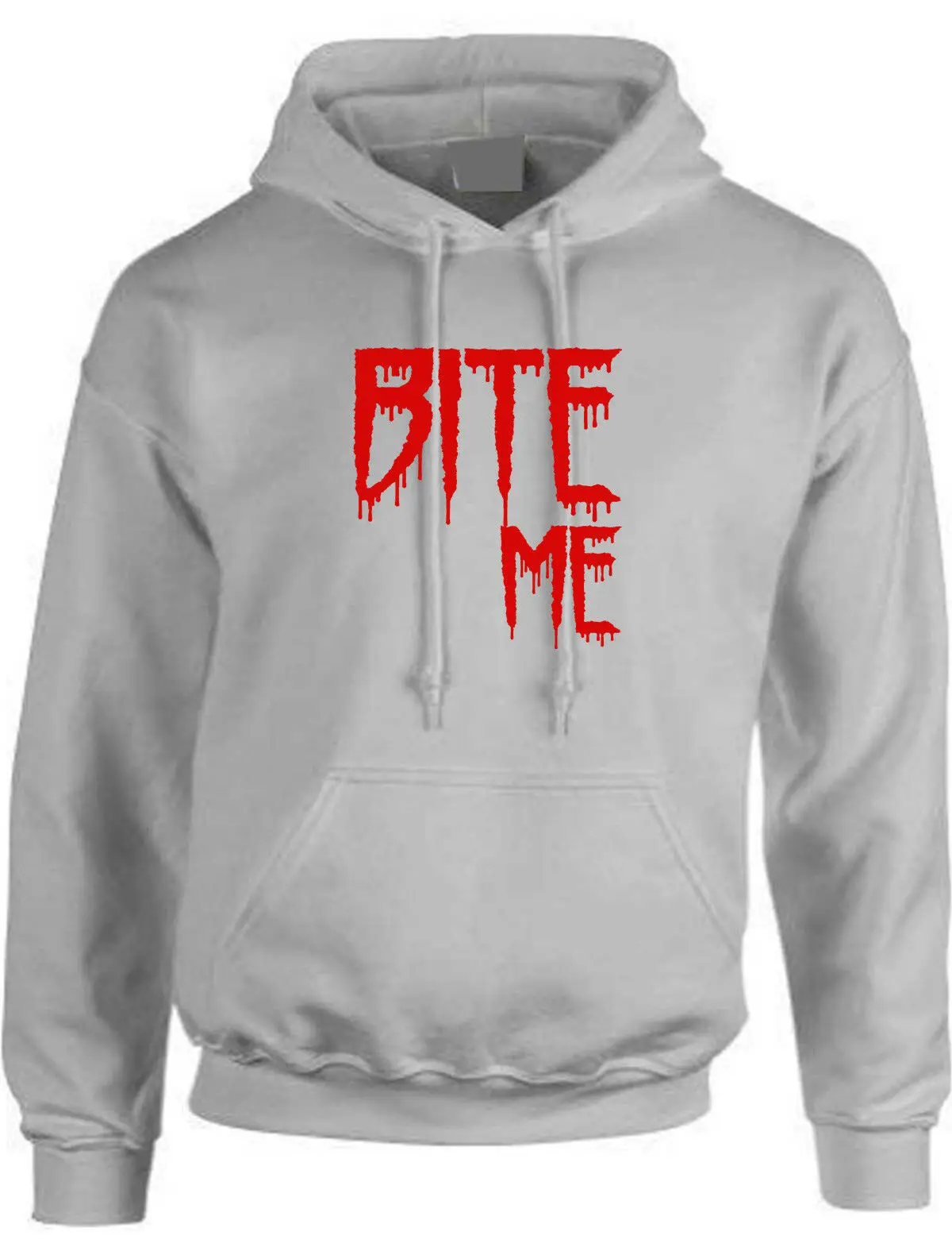 Мужская и Женская толстовка с капюшоном Bite Me Blood Horror на Хэллоуин|Мужские
