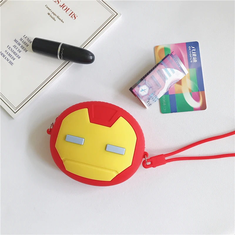 coin purse Новинка, силиконовый женский кошелек с мультяшным рисунком, мини круглый кошелек с карманом для монет, женские сумки, держатели для карт, роскошный брендовый прозрачный кошелек - Цвет: coin purse