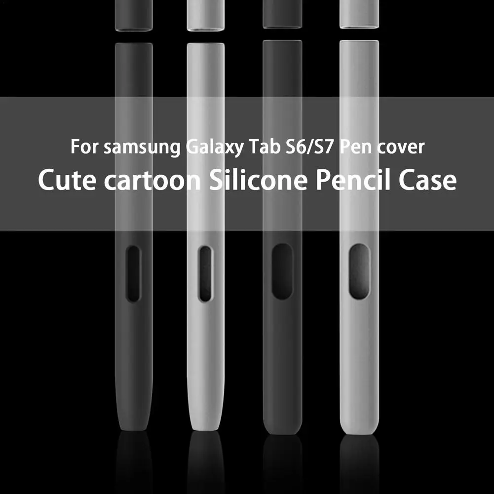 

For Samsung Galaxy-Tab S6 S7 S-Pen Cover Cute Cartoon Silicone Tablet Galaxy Tab S7 S6 Pencil Cover Silicone Anti-scratch
