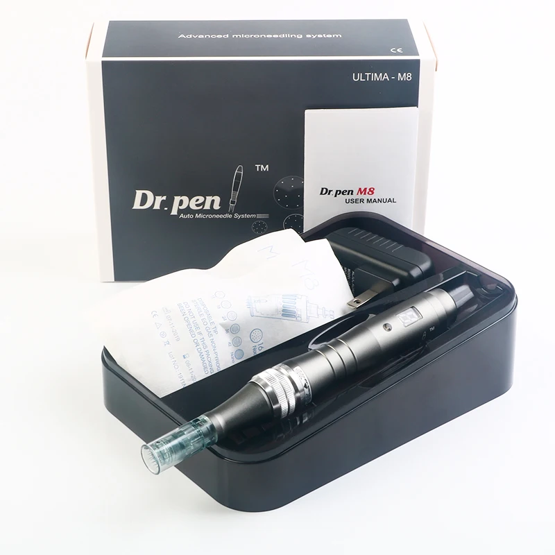 Новые эластичные теплые колготки от Dr. Ручка M8 микроиглы цифровой 6 Скорость проводной дермы ручка для AMTS микро иглы терапии Омоложение кожи; мезотерапия