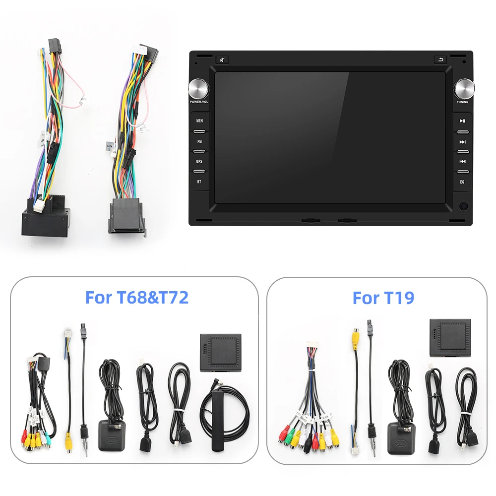 Автомагнитола Isudar стерео-система на Android 10 для VW/Volkswagen/GOLF/POLO/TRANSPORT T5/Passat B5/SHARAN/Bora с