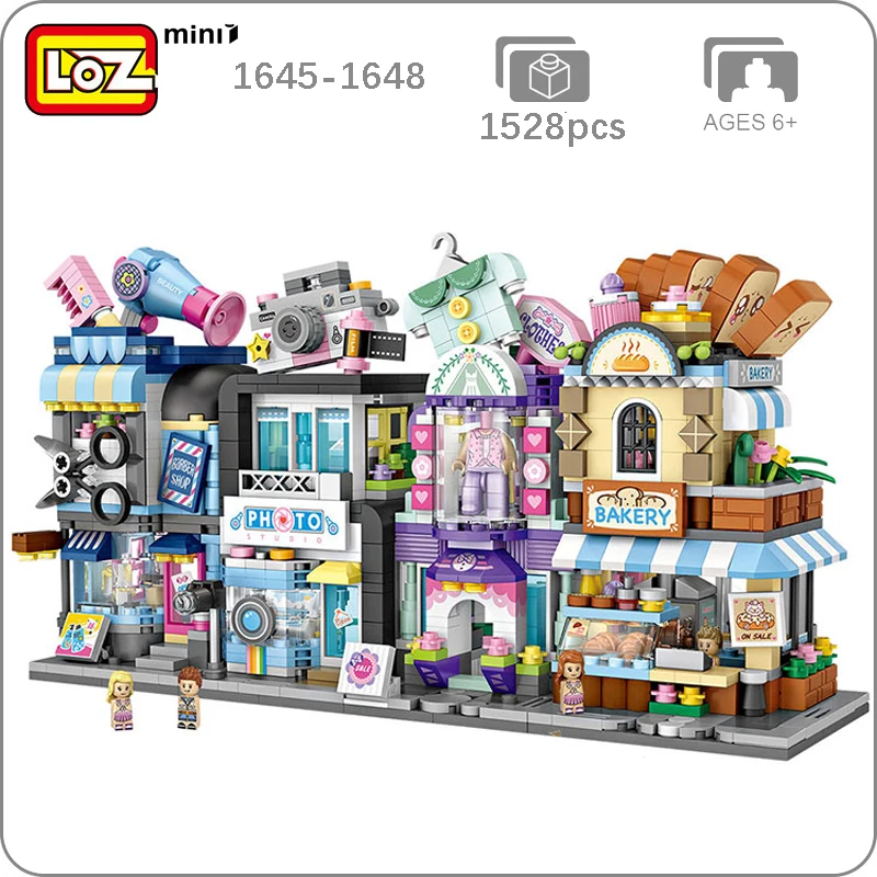 LOZ городская уличная хлебобулочная Парикмахерская фотостудия кутюр магазин