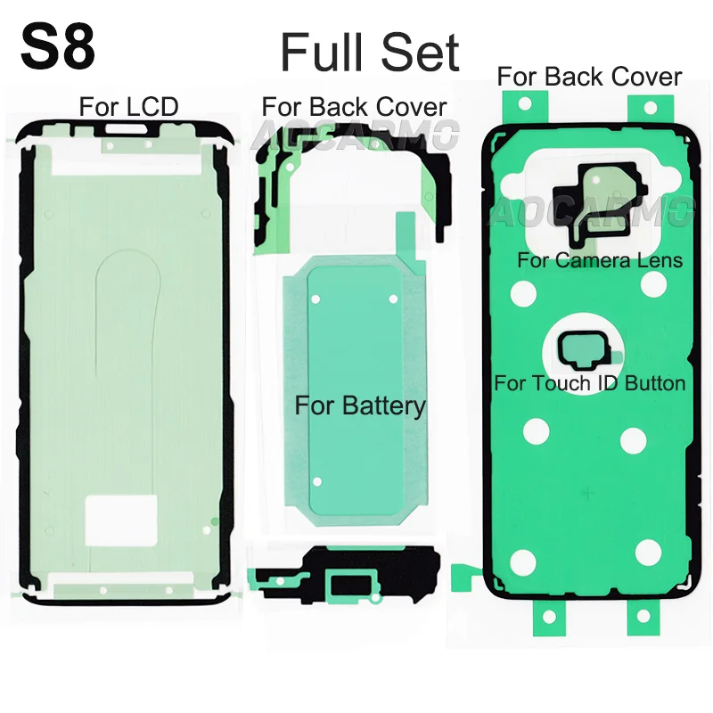 ЖК дисплей Aocarmo задняя крышка аккумулятора водостойкая клейкая лента для