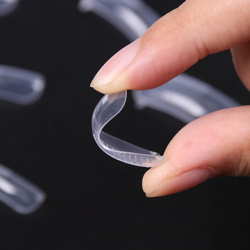 

100PCS Quick Building Nail Mold Tips 10 Different Size Nail Extension Mold UV Gel Extend Nail Extension Tool 2021 Gift