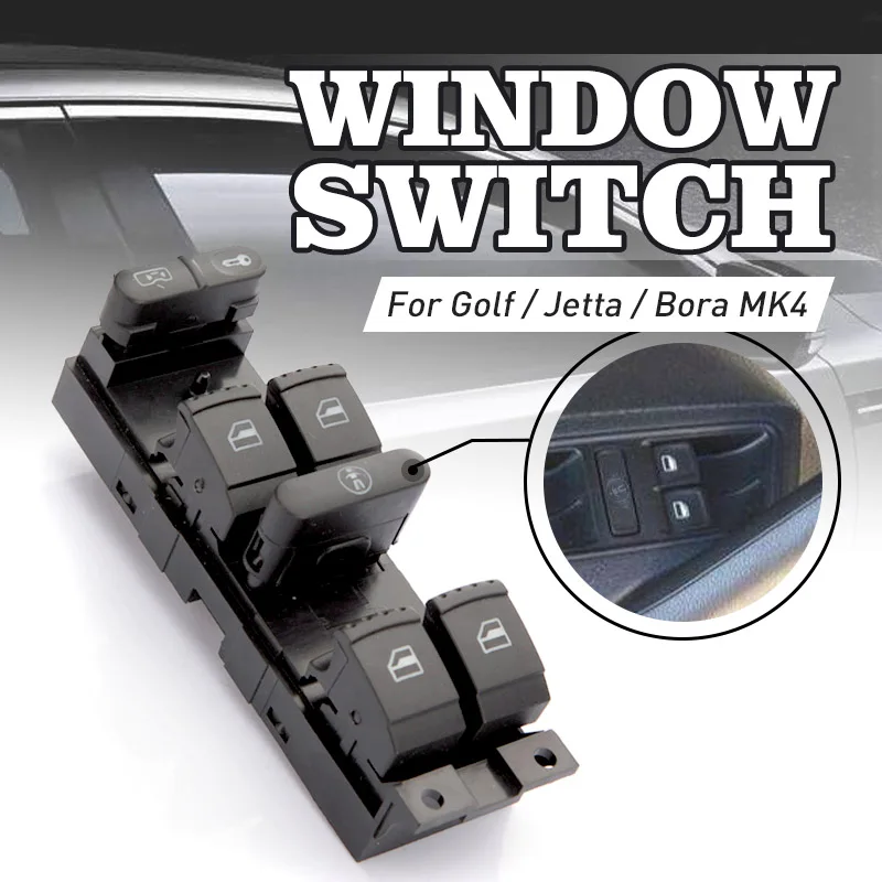 Главный выключатель окна для VW Passat Golf Jetta MK4 B5 B5.5 1998 2004 1J4 959 857D 1J4959857B|Переключатели