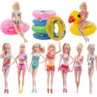 Кукла, новые красивые купальники + милые спасательные буи, подходят для 112 Барби, аксессуары для дня рождения, фестиваля, рождественского подарка, нашего поколения