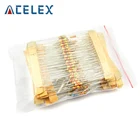 Набор резисторов 300 шт., 1 Вт, 5%, 30 значений, 10 шт., сопротивление углеродной пленки, 0,1-750 Ом