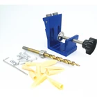 Набор кондукторов для сверления отверстий, комплект из 9 мм, миниатюрный Стильный карманный кондуктор для работ по дереву