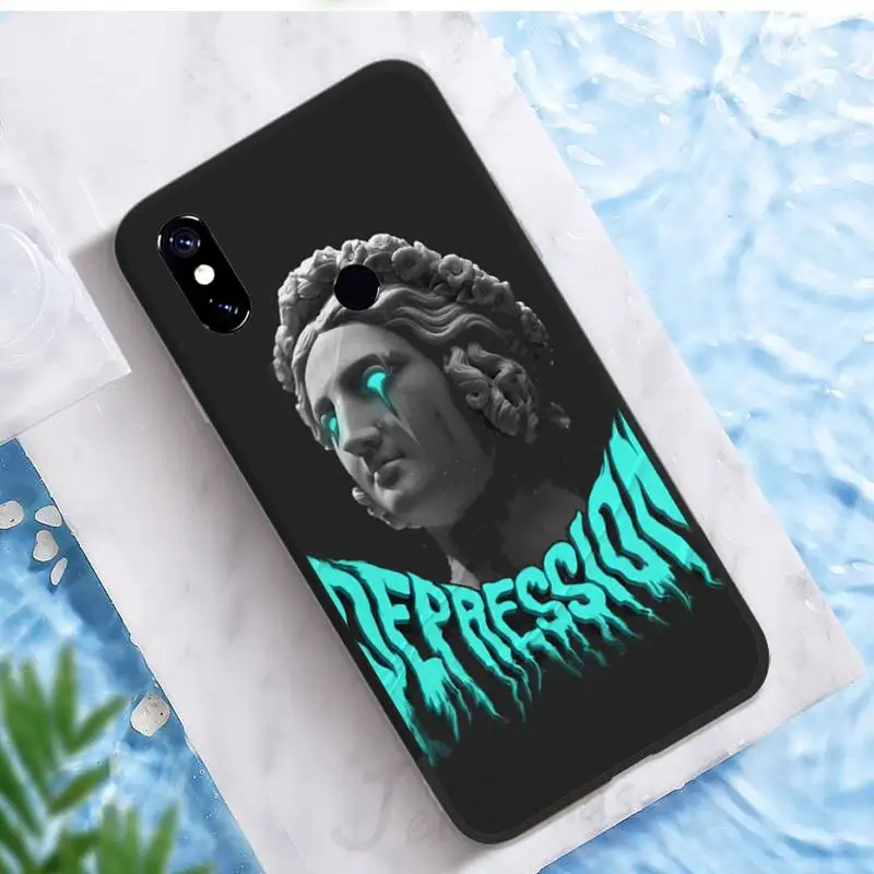 

Phone Case For Xiaomi Redmi 7 8 9t a3 9se k20 mi8 max3 lite 9 note 9s 10 pro David Medusa plaster art