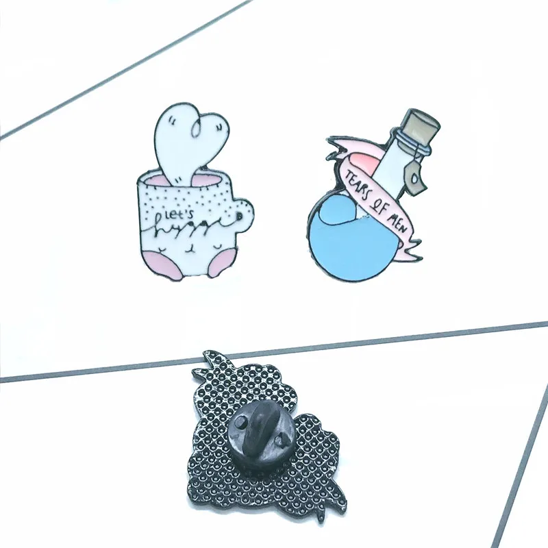 Новинка скрученная лента брошь в виде ленты для трусиков кофейных чашек мужчин