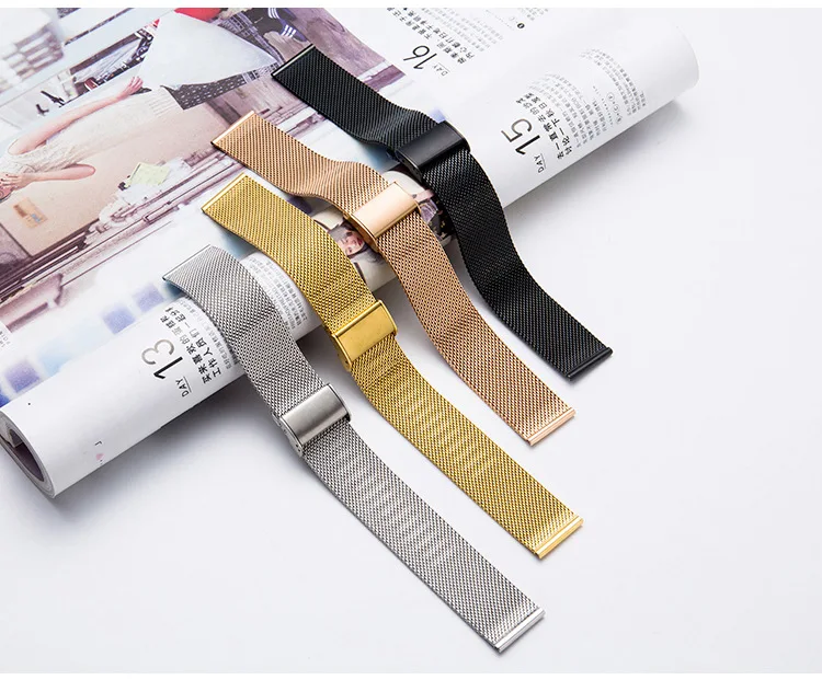 Ремешок Миланская петля из нержавеющей стали для часов браслет Samsung Galaxy Watch 42/46 мм