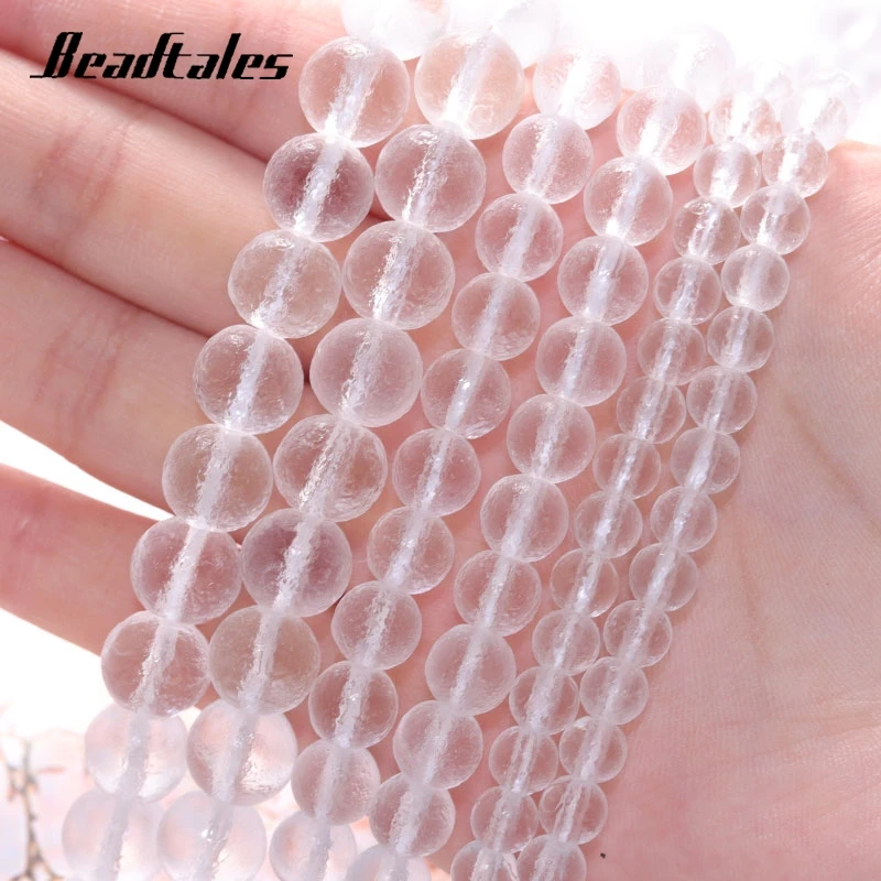 

Natural Stone Matte crystal Beads Round White Loose Czech Meteorite For Jewelry DIY Making Bracelet Accessories 15" 6/8/10mm