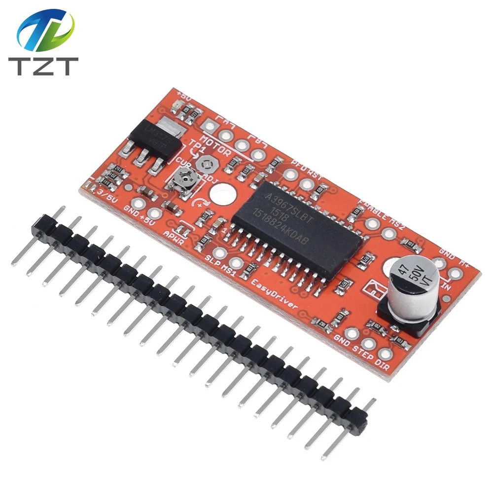 TZT EasyDriver щит тактовый шаговый двигатель драйвер V44 A3967 для Arduino Прямая поставка