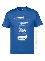 symphony music t shirts different types of trombone printed on t shirt new arrival park tshirts family tee shirt father t shirt