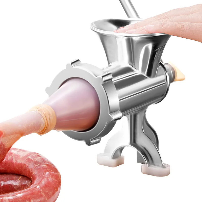 Multi-Function Meat Grinder Hand Crusher  Stainless Steel Sausage Filler Churro Machine  Vegetable Cutter