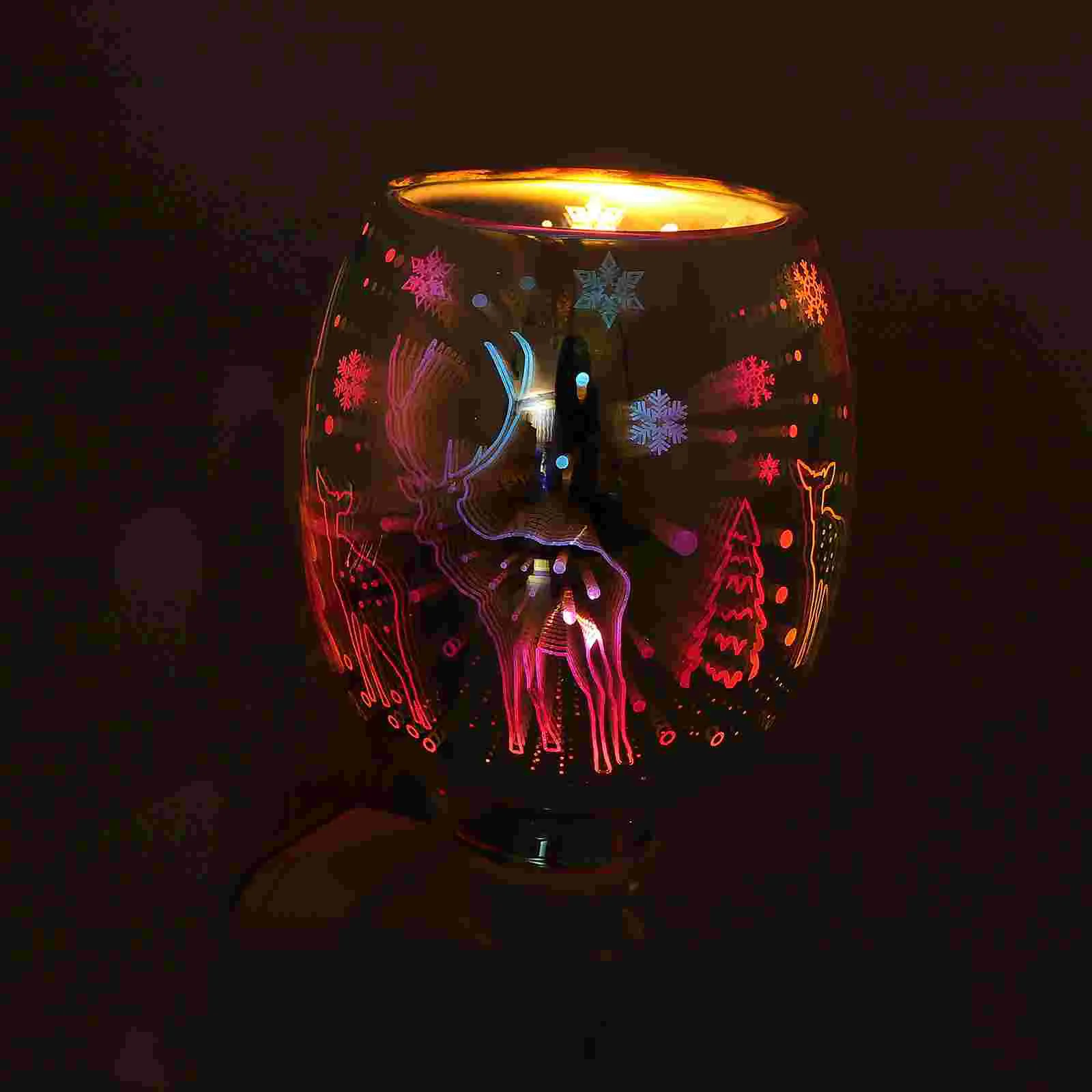 

1pc Creative Aromatherapy Wax Warmer 3D Night Lamp Plug-in Aroma Night Lamp