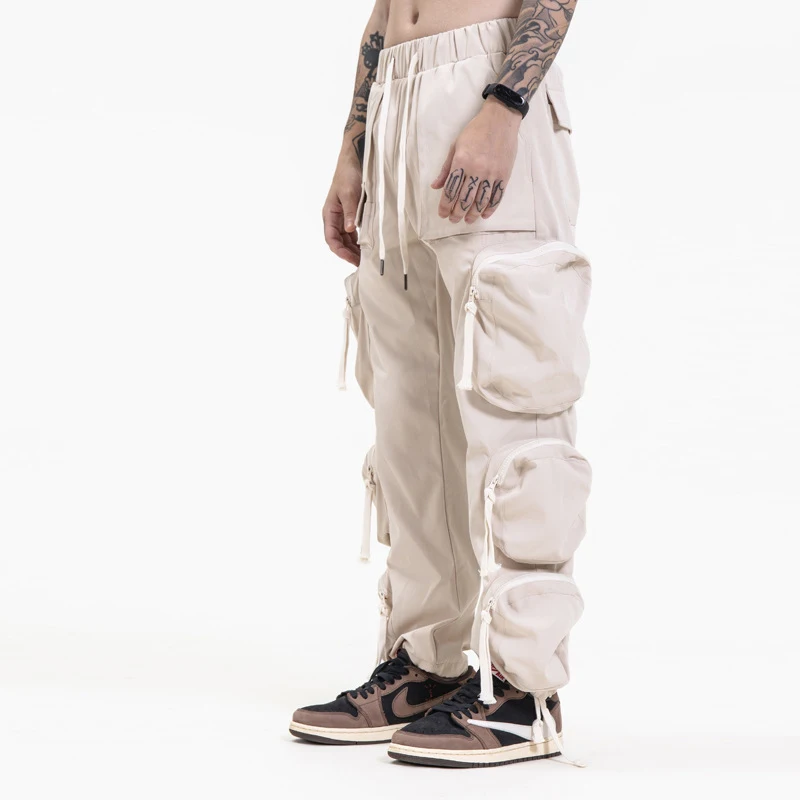 GTDOM мужские модные с карманами несколько карманов функциональные коротким