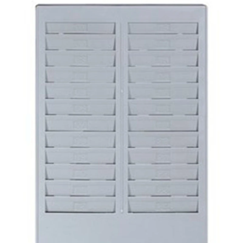 

Attendance Card Time Card Rack Plastic Wall Mounted Cards Holder Attendance Holder for Time Cards Machine