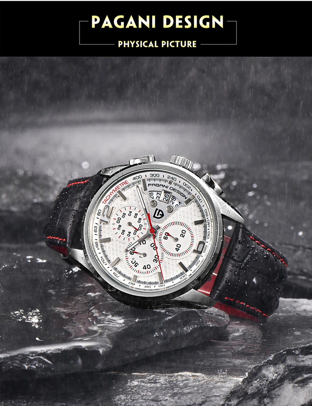 

PAGANI DESIGN Top Brand Chronograph Watch Men's Luxury Quartz Sports Watch Waterproof 30M Casual Fashion Watch Watch for Men