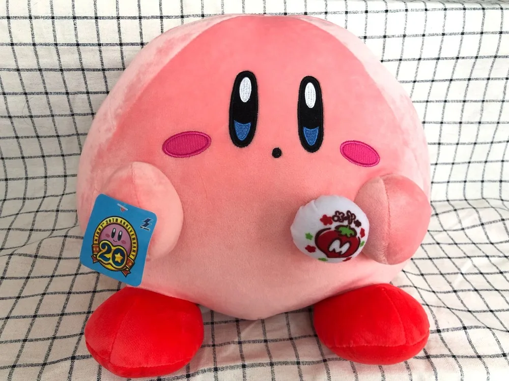 Аниме игра Brave Kirby милая розовая Плюшевая Кукла Kawaii мультяшное изображение мягкие игрушки Рождественский подарок коллекция украшений