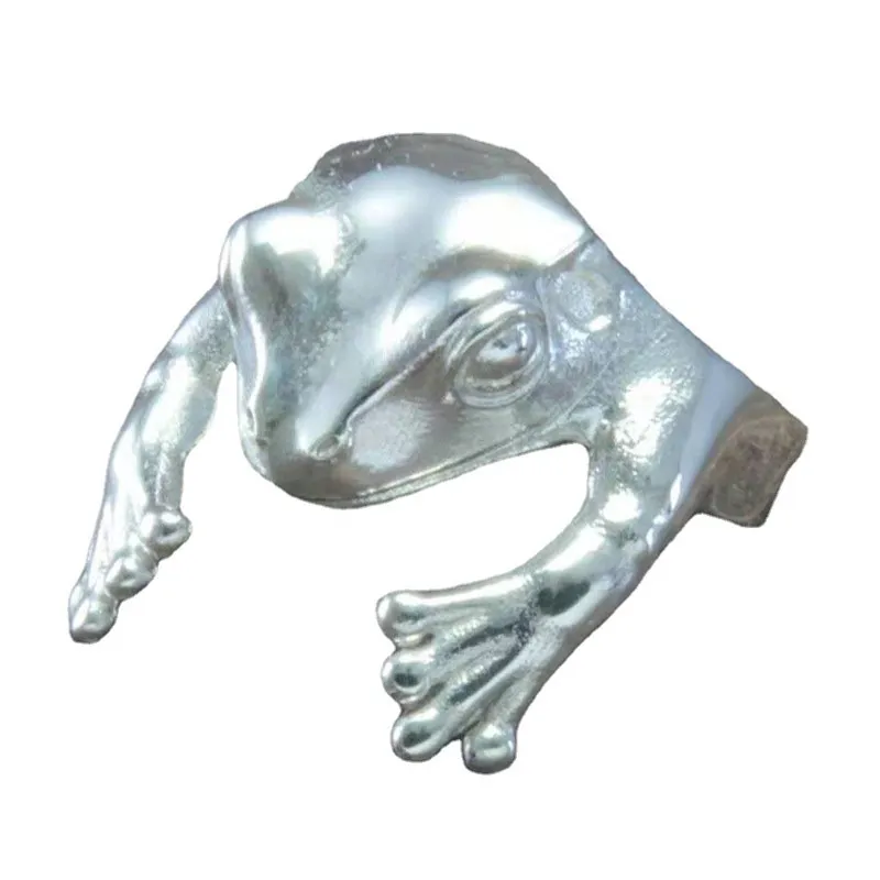 Кольцо в стиле хип-хоп лягушка Жаба животное рок облегающие парные кольца для