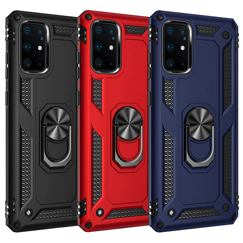 

Armor Magnetic Metal Case For Samsung Galaxy S21 A51 A21s S20 S10 S9 S8 Ultra Note 8 9 10 20 Plus A12 A32 A42 A71 A50 Ring Cover