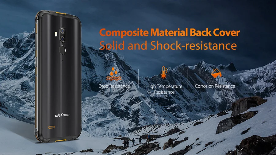 Ulefone Armor 5S 5,85 ''водонепроницаемый IP68 NFC прочный MT6763 Otca-core Android 9,0 4 Гб+ 64 Гб Беспроводная зарядка 4G LTE мобильный телефон