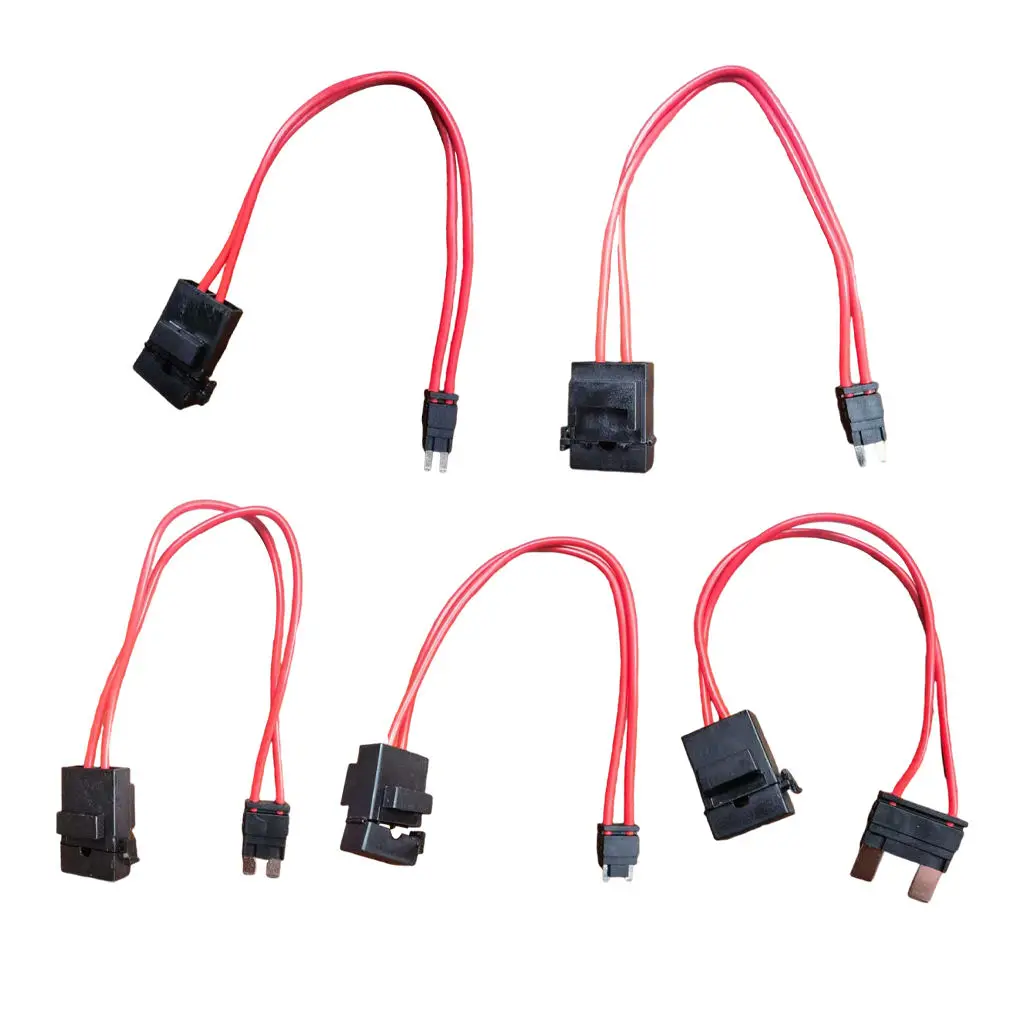 

Automotive 2-Pin Current Collector Terminal Plug Harness Fuse Adapter, Quick Disconnect