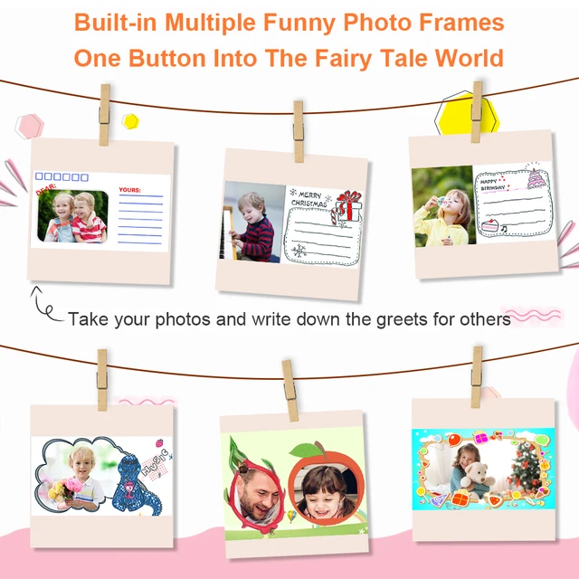 Instant Print Camera for Kids 5