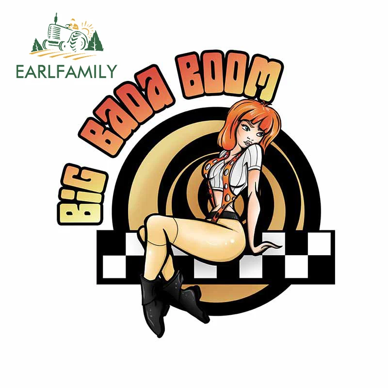 EARLFAMILY 13 см x 10 5 для больших Baoa Boom индивидуальные водонепроницаемые наклейки с