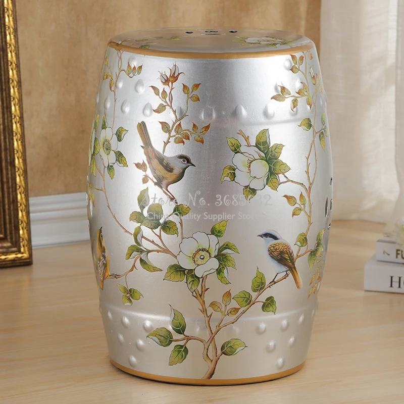 Европейском стиле Керамика пуф для Спальня стул макияжа из синтетического